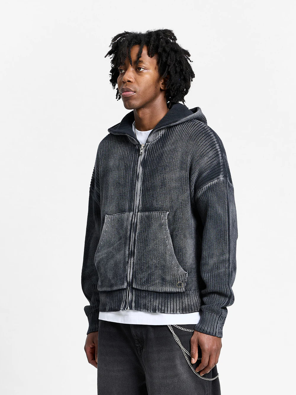 RETERNITY - ESSENTIAL KNIT ZIP-HOODIE