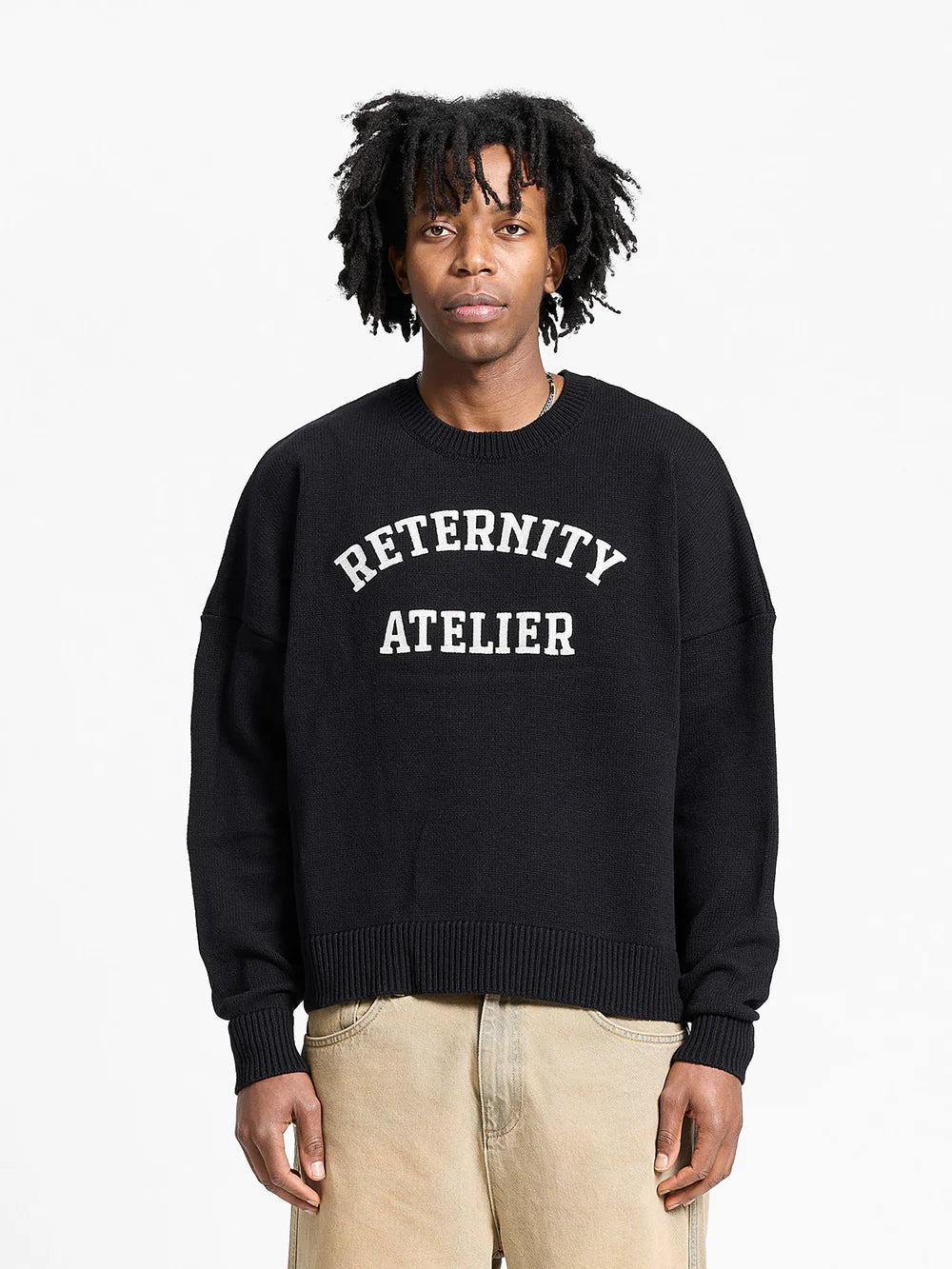 RETERNITY -ÉVÉNIE LOGO KNIT SWEATER