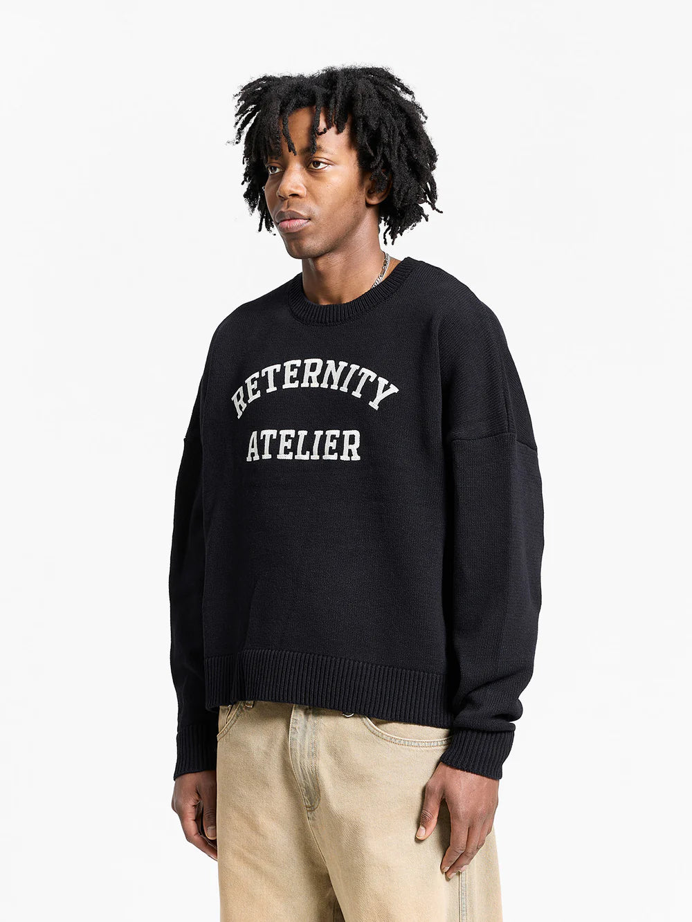 RETERNITY -ÉVÉNIE LOGO KNIT SWEATER