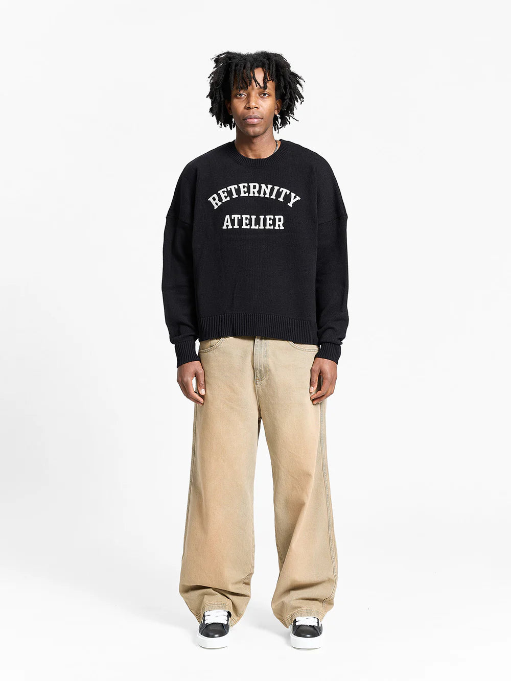 RETERNITY -ÉVÉNIE LOGO KNIT SWEATER