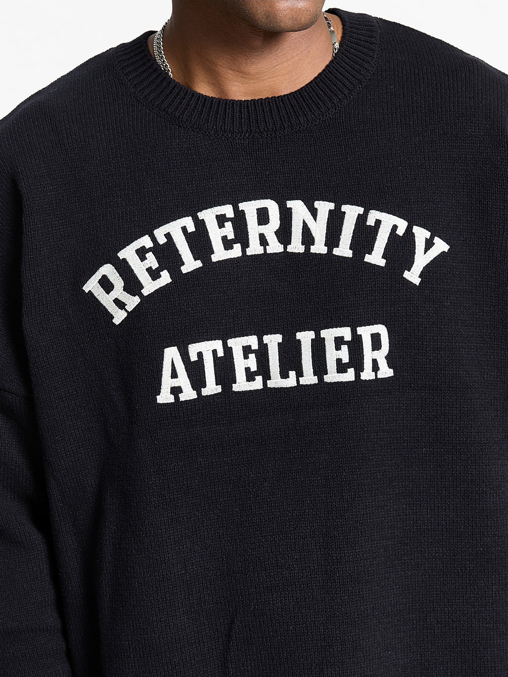 RETERNITY -ÉVÉNIE LOGO KNIT SWEATER