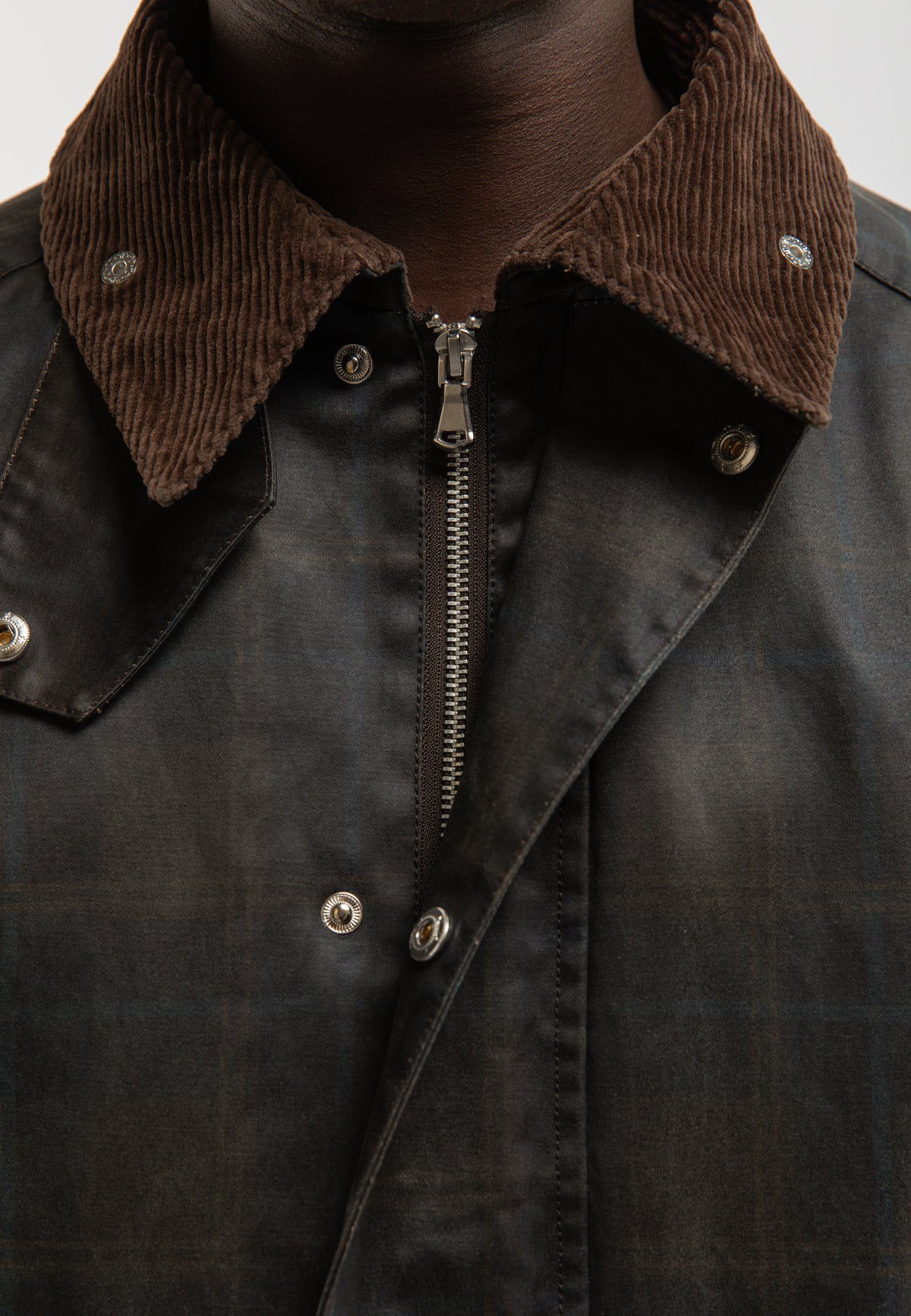 RTERNITY - CHECKERED WAXED HUNTING JACKET