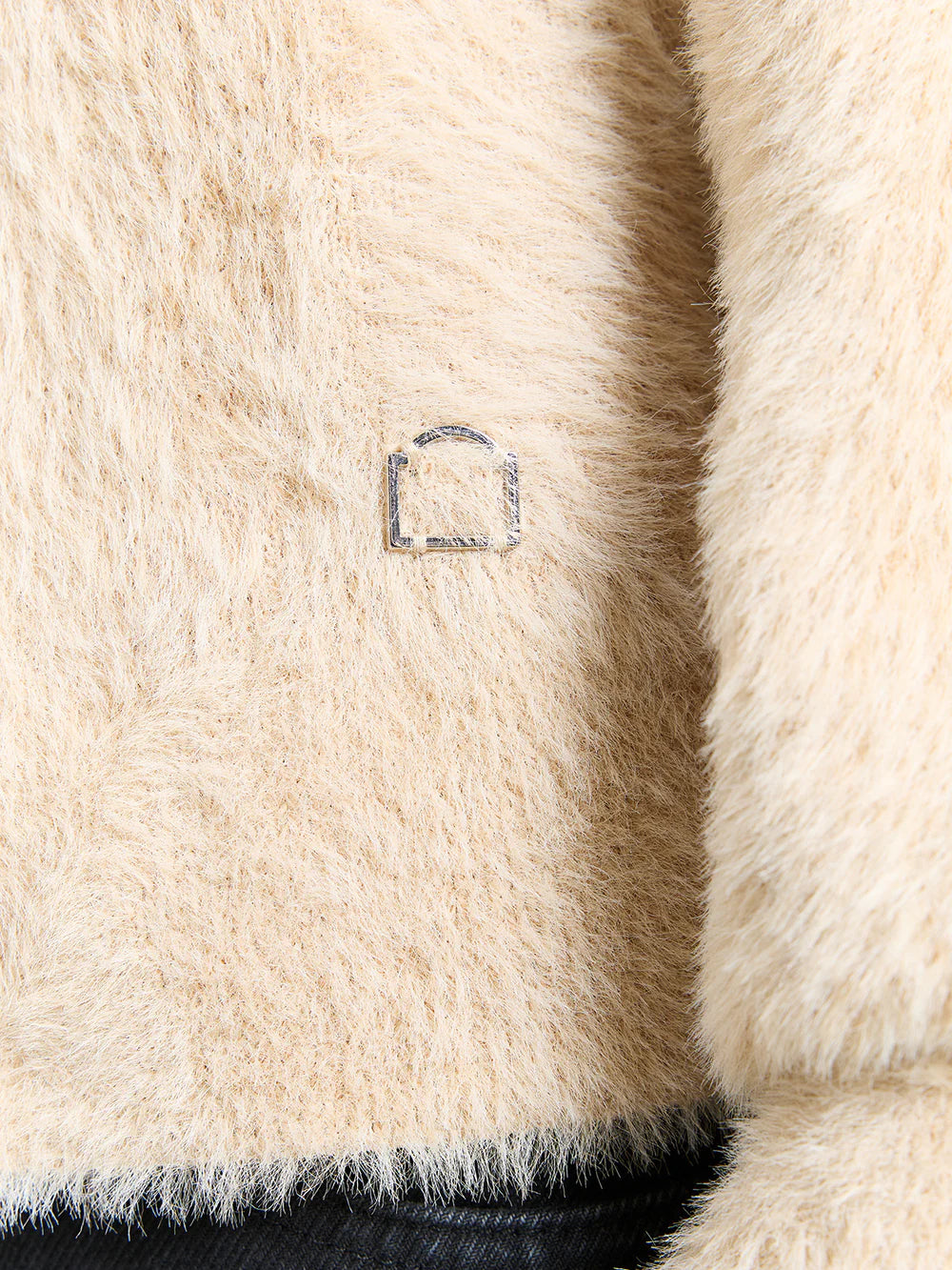 RETERNITY - CLAIR FURRY KNIT POLO