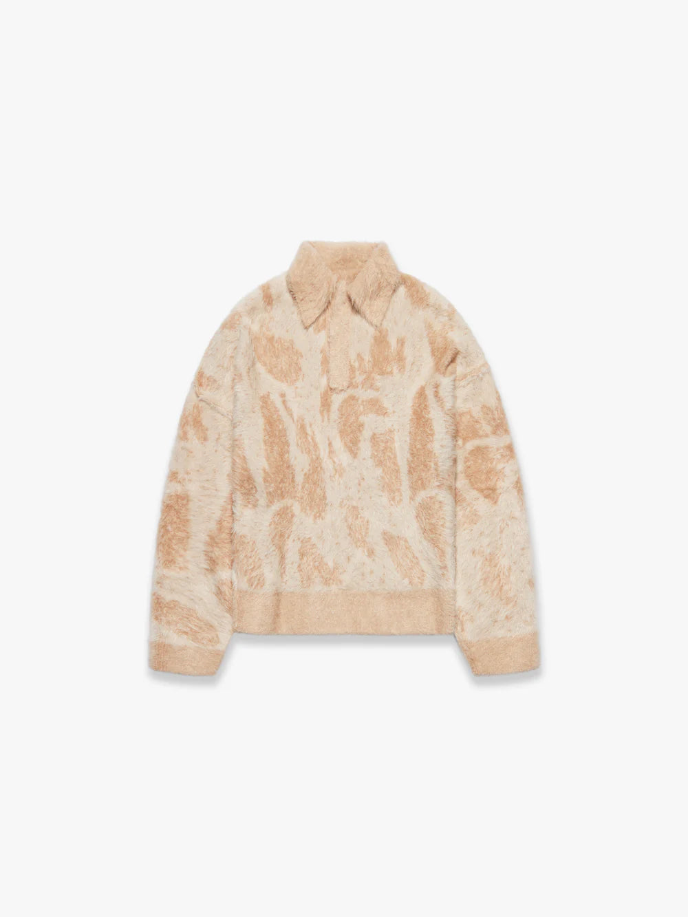 RETERNITY - CLAIR FURRY KNIT POLO