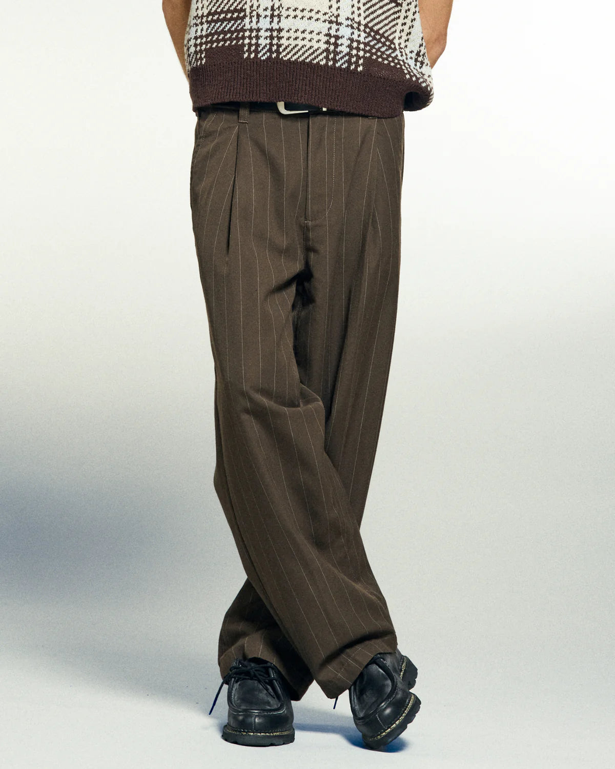 OBEY - DEAN STRIPE PLEATED PANT