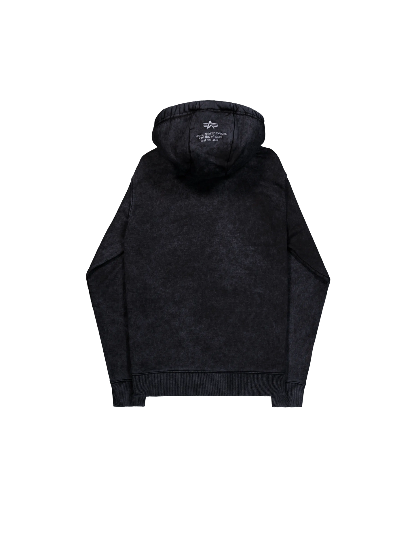 ALPHA INDUSTRIES - ACID LOGO HOODIE