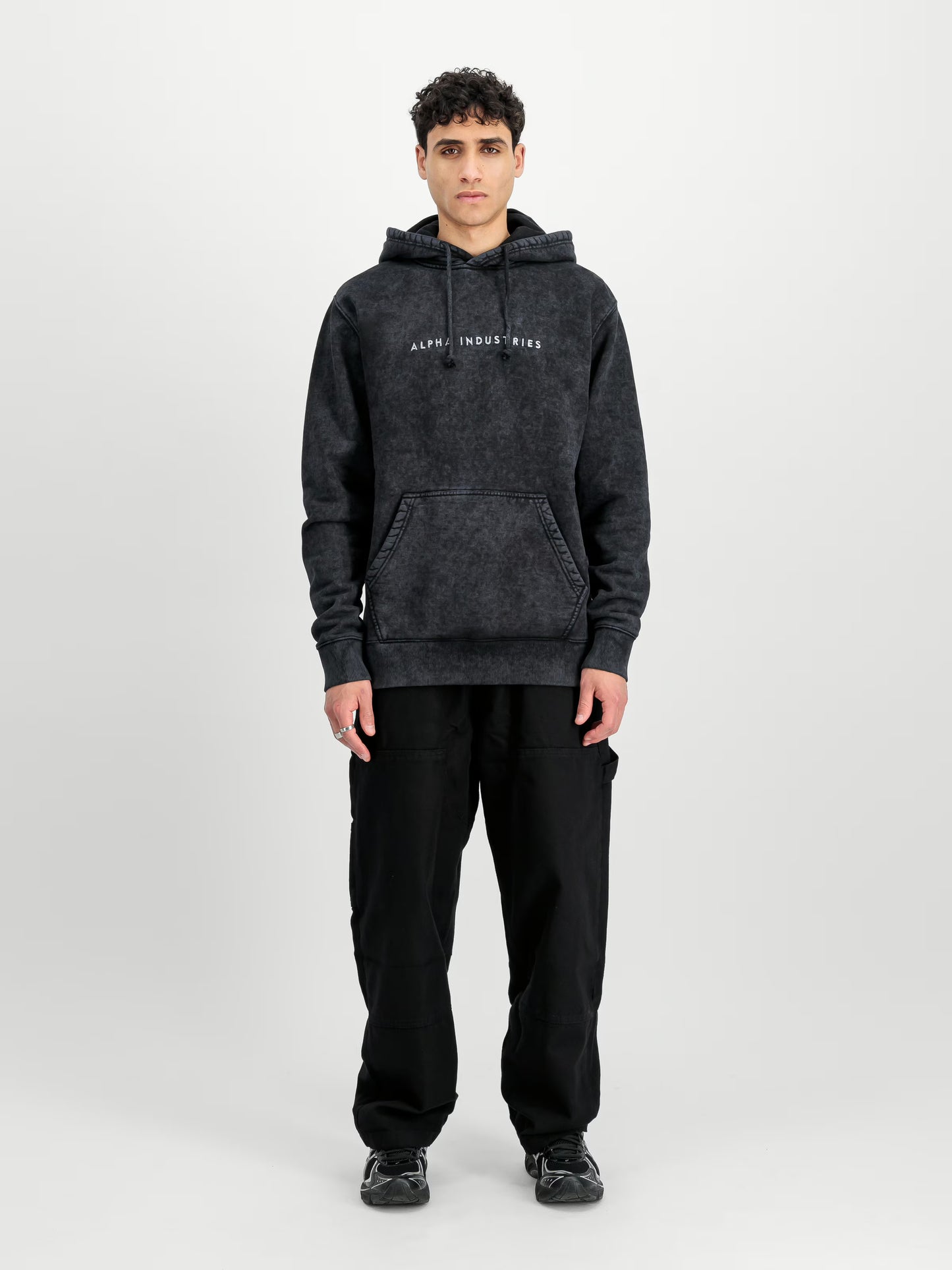 ALPHA INDUSTRIES - ACID LOGO HOODIE
