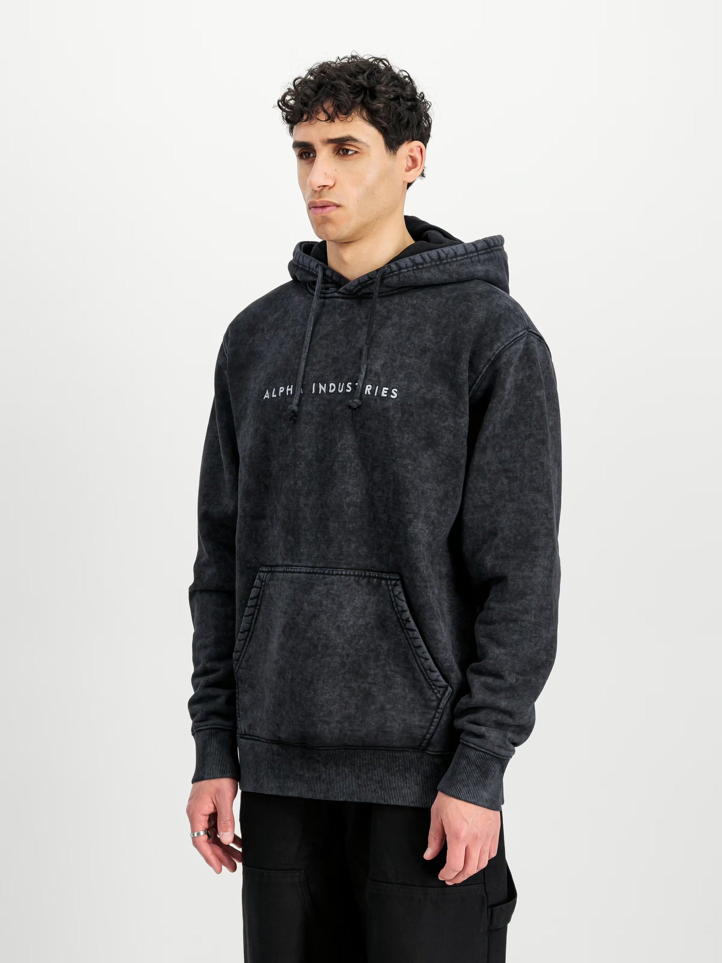 ALPHA INDUSTRIES - ACID LOGO HOODIE