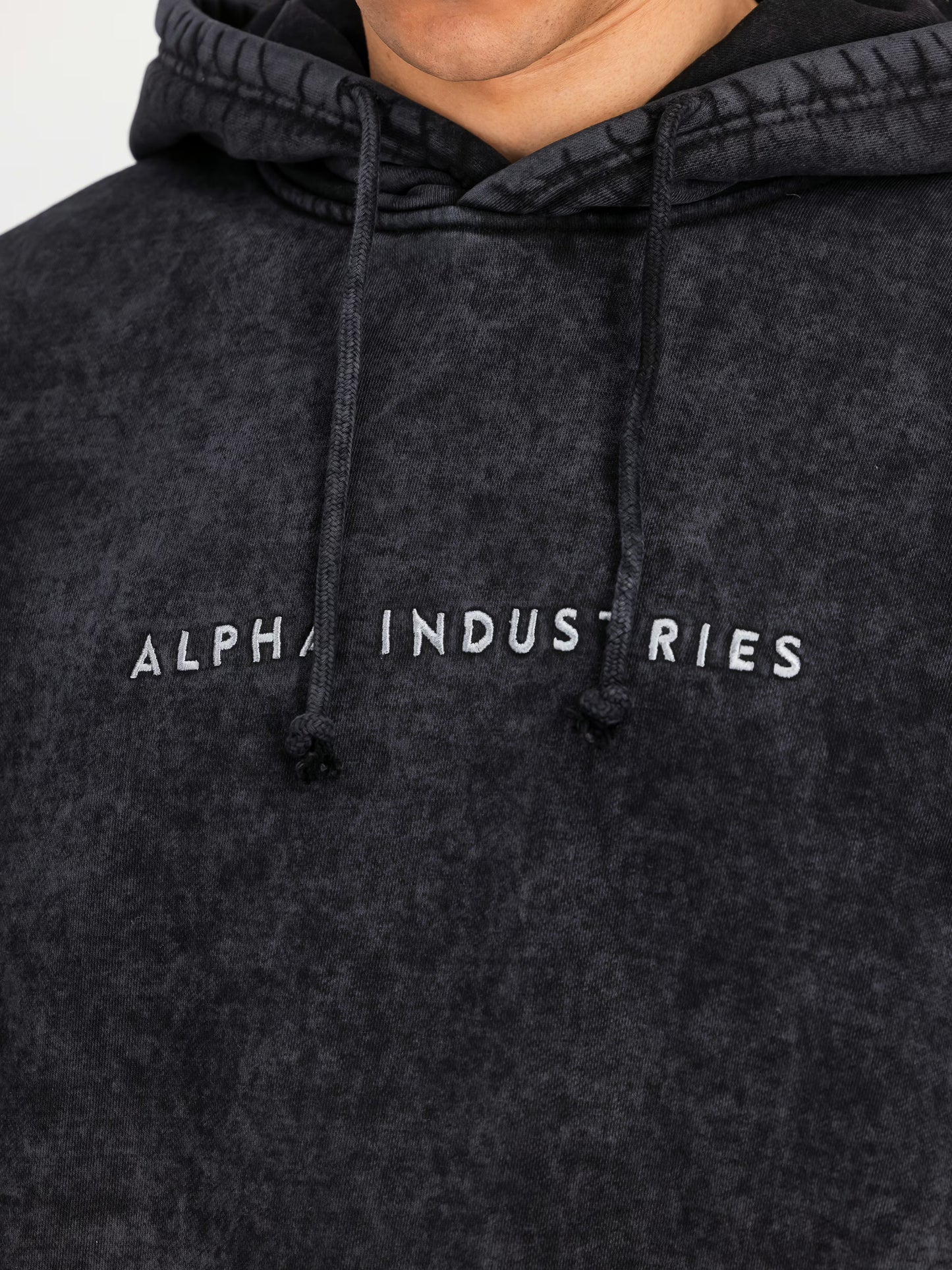 ALPHA INDUSTRIES - ACID LOGO HOODIE