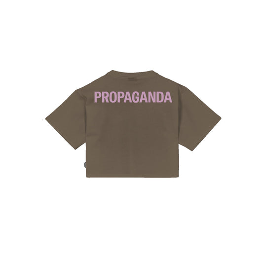 PROPAGANDA - LOGO WOMAN CROP TEE