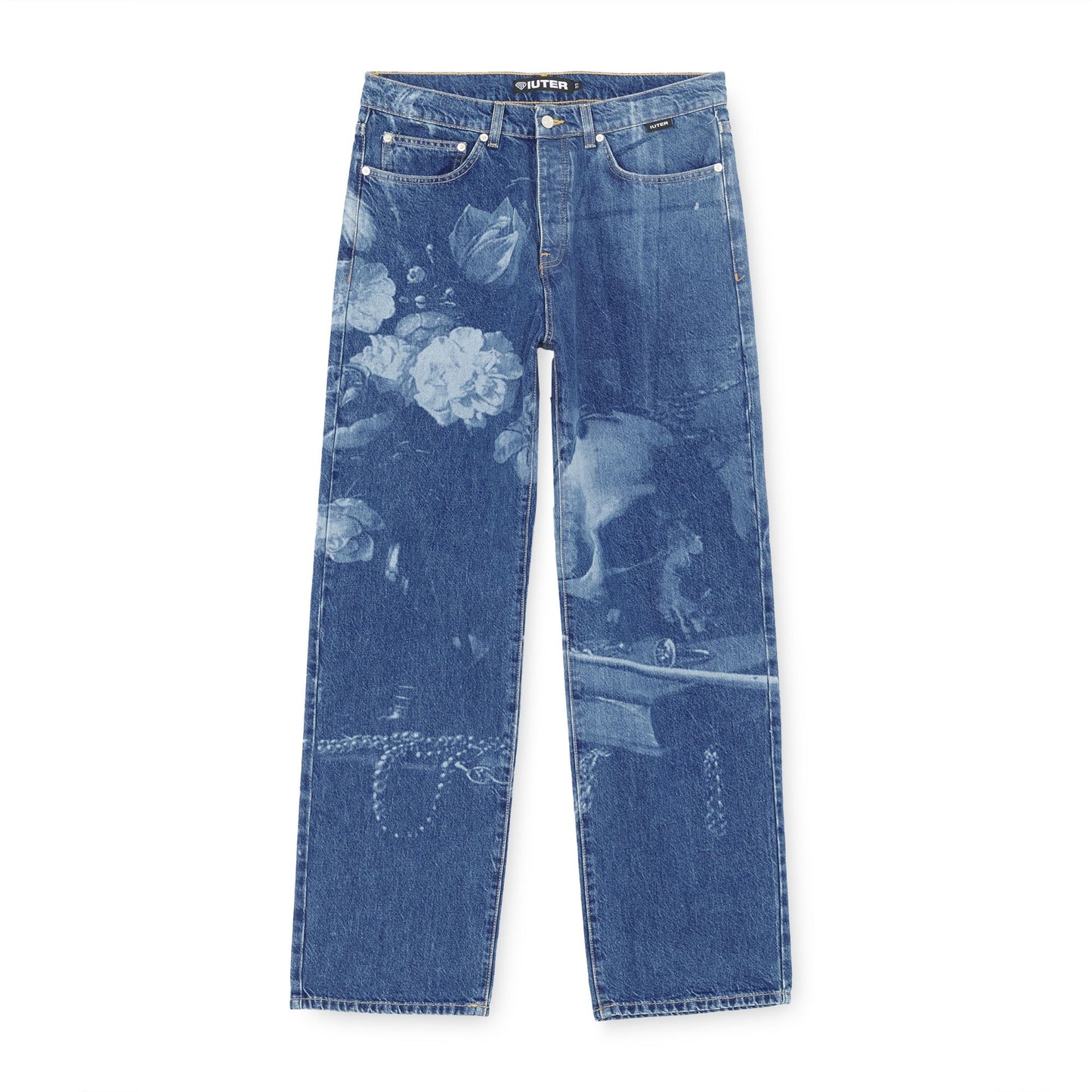 IUTER - STILL LIFE LOOSE DENIM PANTS