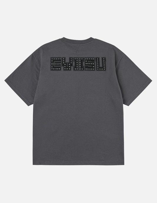 EVISU - SEAGULL PRINTED METAL STUDS T-SHIRT