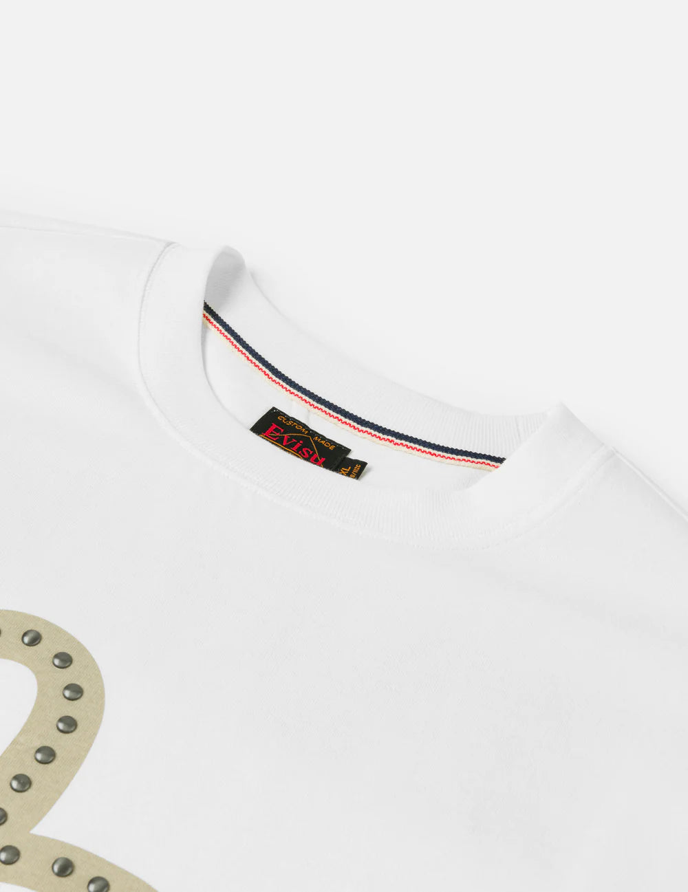 EVISU - SEAGULL PRINTED METAL STUDS T-SHIRT