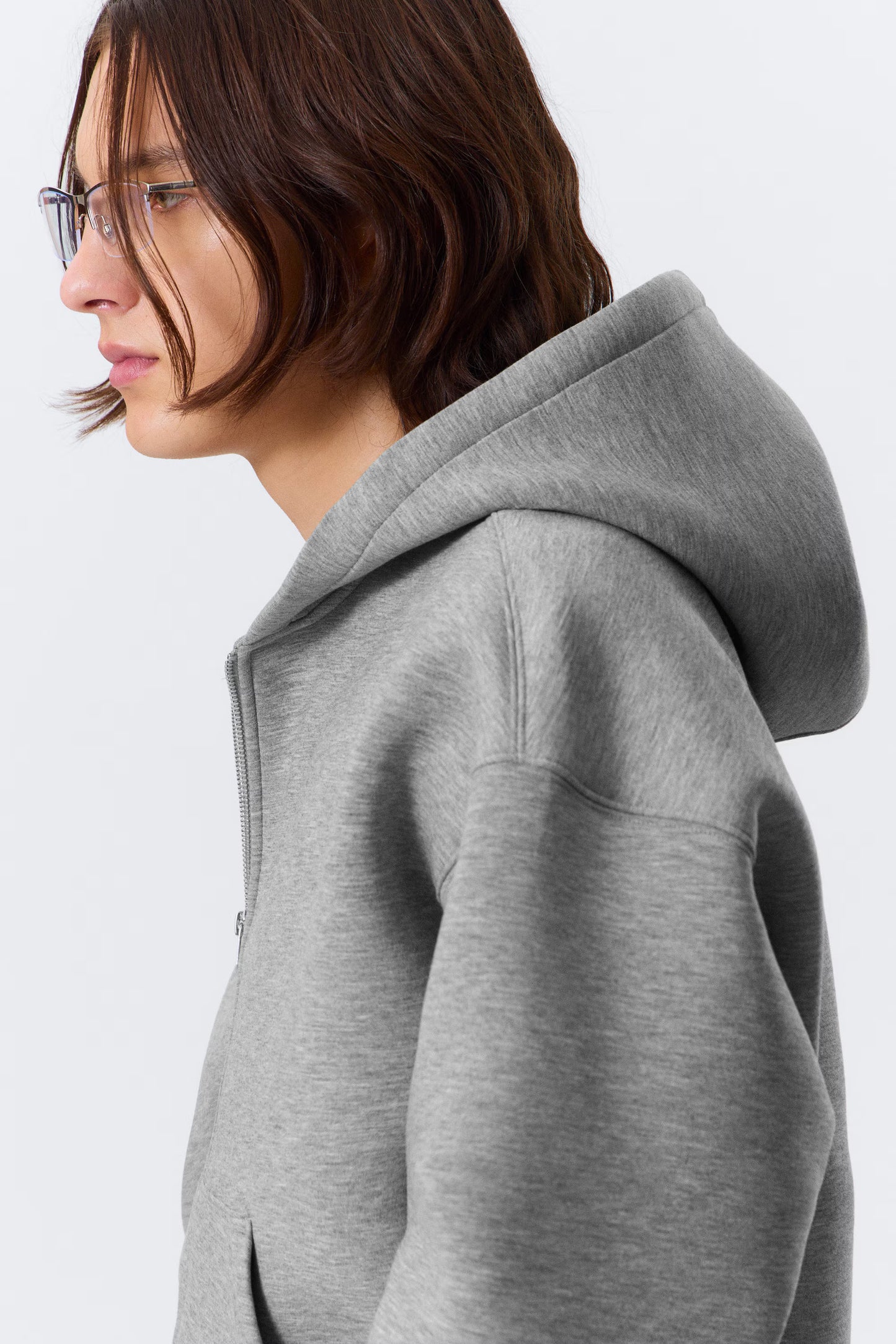 WEEKDAY - SIMON SCUBA ZIP HOODIE