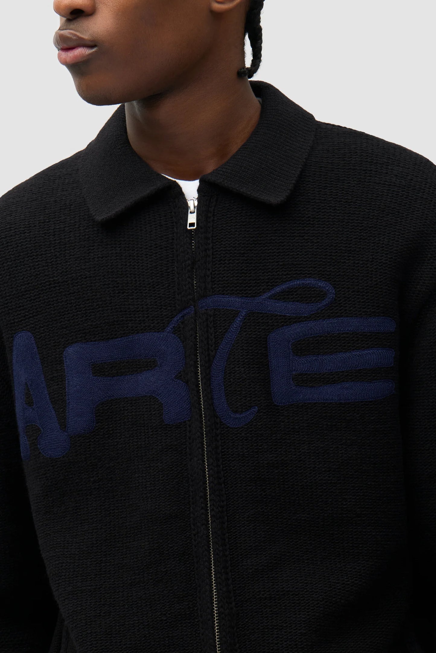 ARTE - STENCIL ZIP CARDIGAN