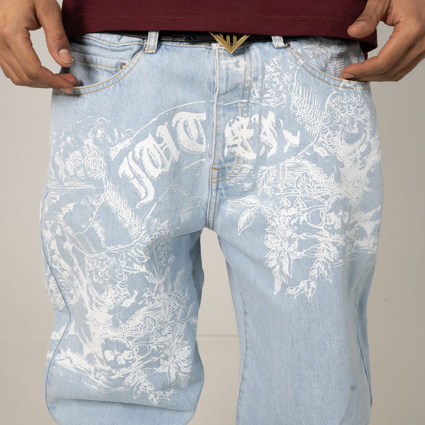 IUTER - PARADISE LOOSE DENIM PANTS