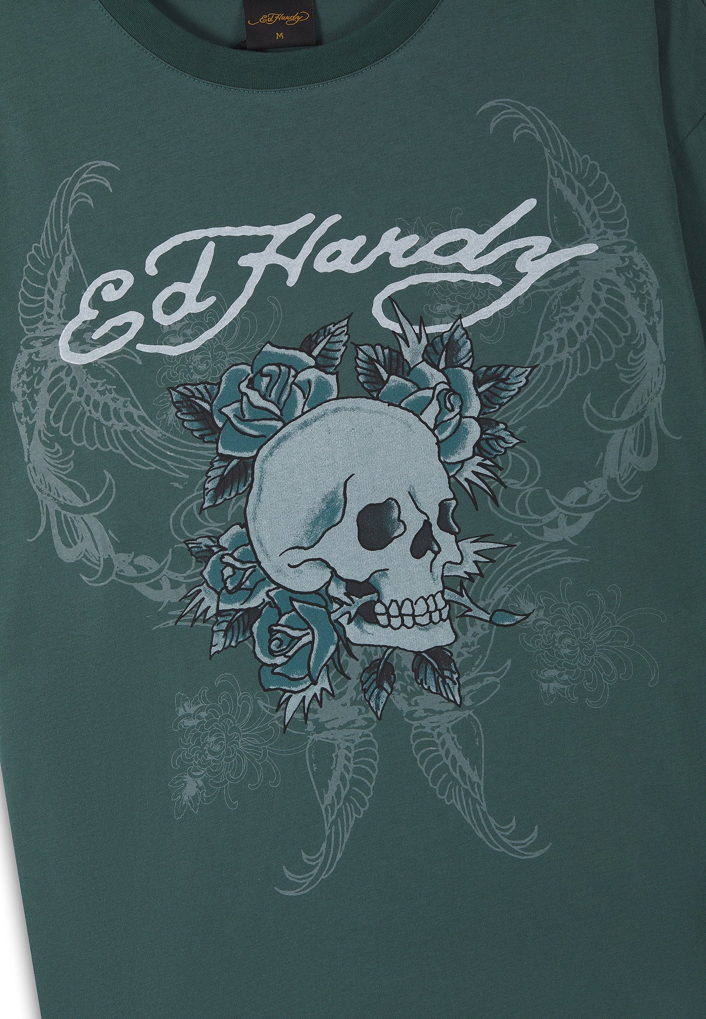 ED HARDY - 1971 SKULL DOUBLE LAYER RELAXED T-SHIRT