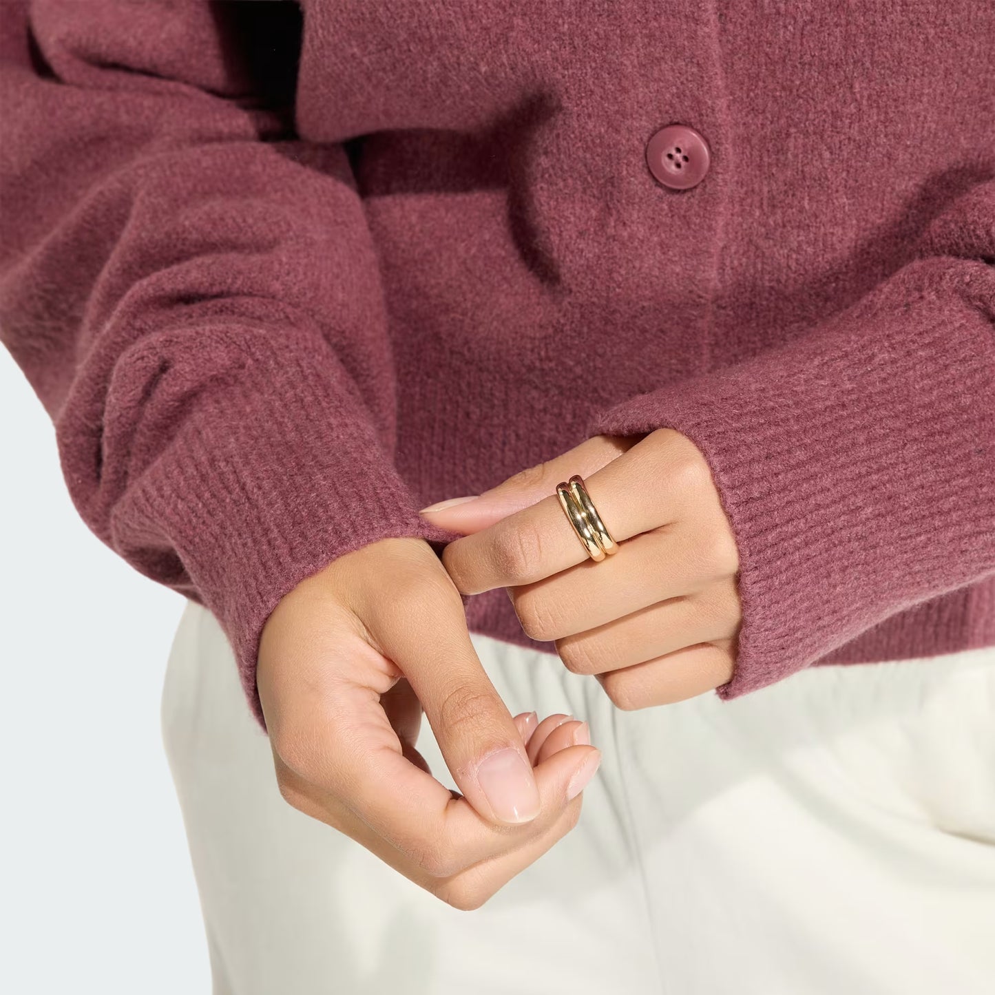 ADIDAS ORIGINALS - ESSENTIALS KNIT CARDIGAN