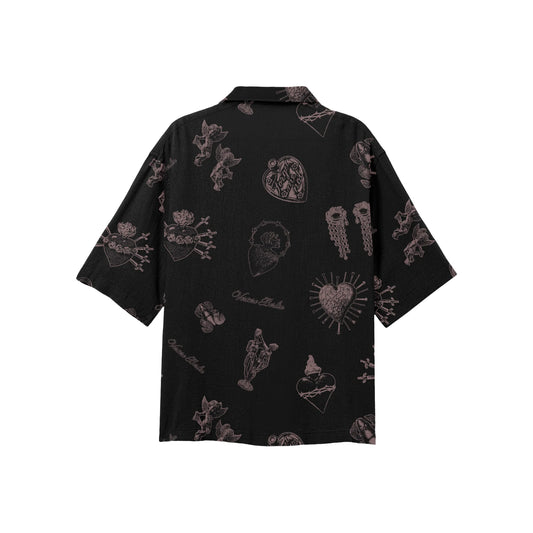 VERTERE - FORGET ME NOT VISCOSE SHIRT