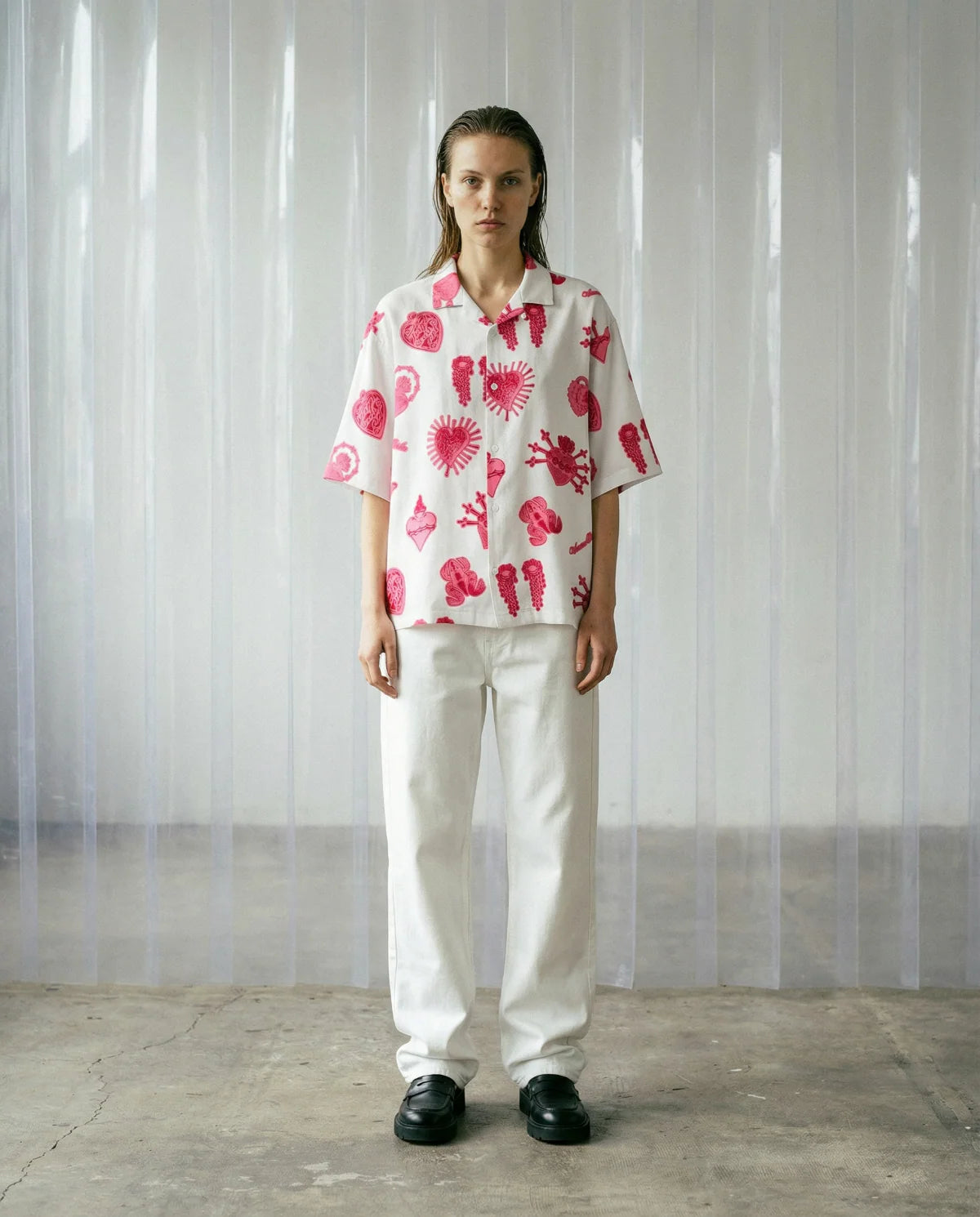 VERTERE - FORGET ME NOT VISCOSE SHIRT