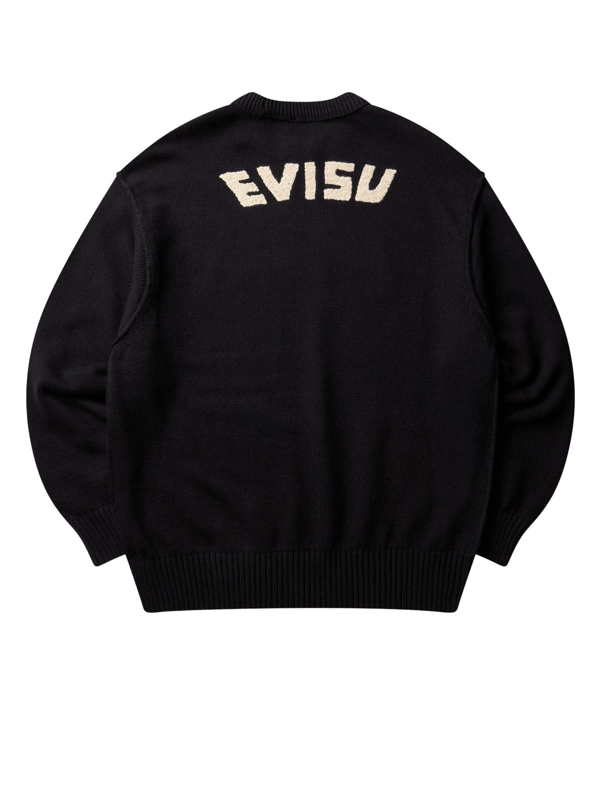 EVISU - LOGO EMBROIDERY KNIT PULLOVER