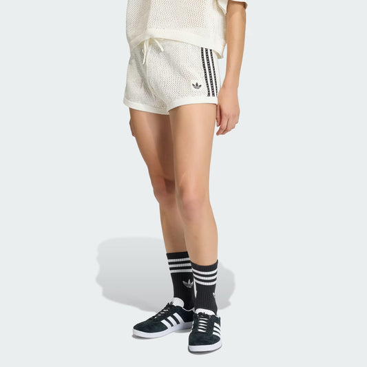 ADIDAS ORIGINALS - KNITTED CROCHET SHORTS