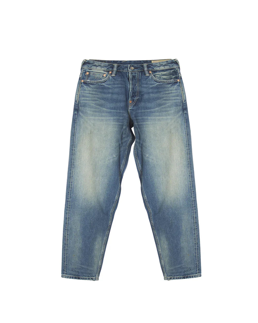 EVISU - 7 POCKET WASHED JEANS