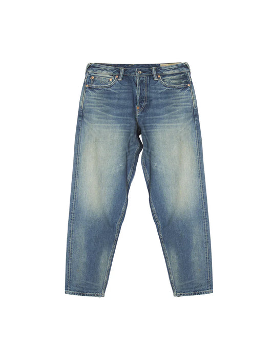EVISU - 7 POCKET WASHED JEANS