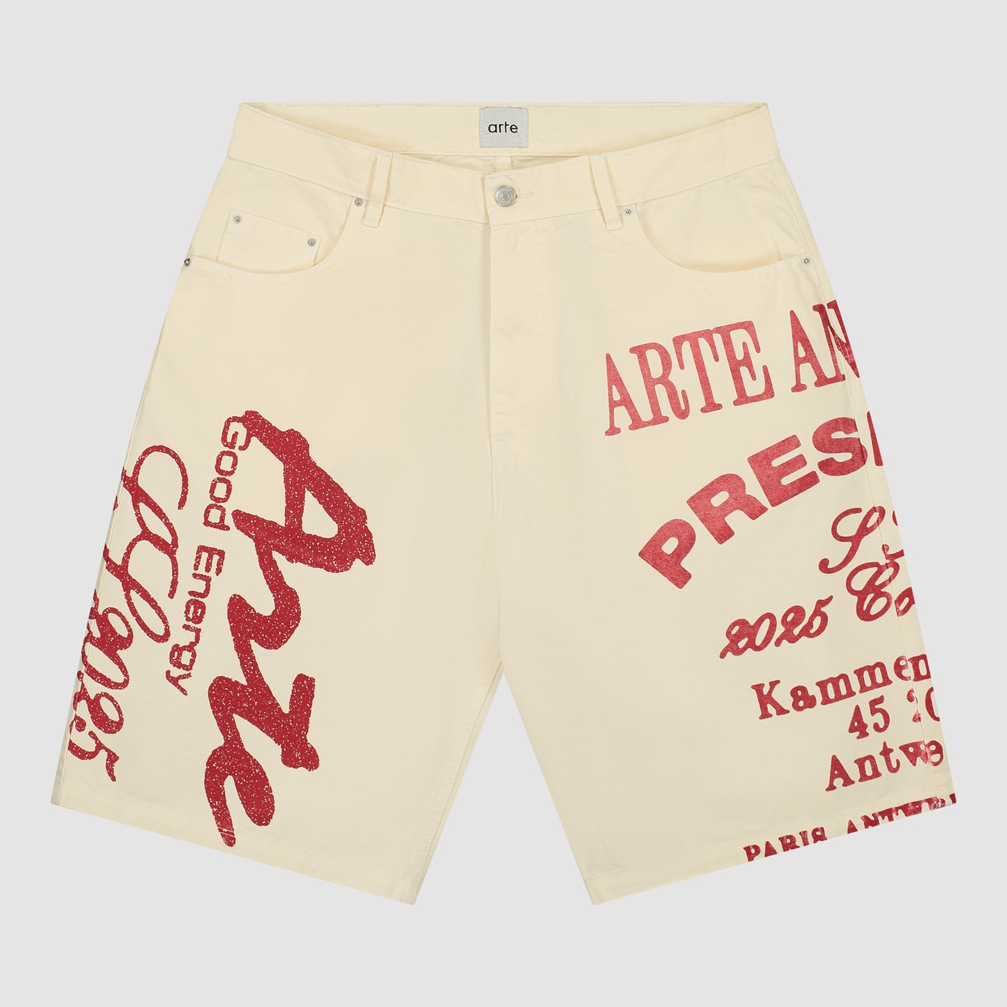 ARTE - RED PRINT SHORTS