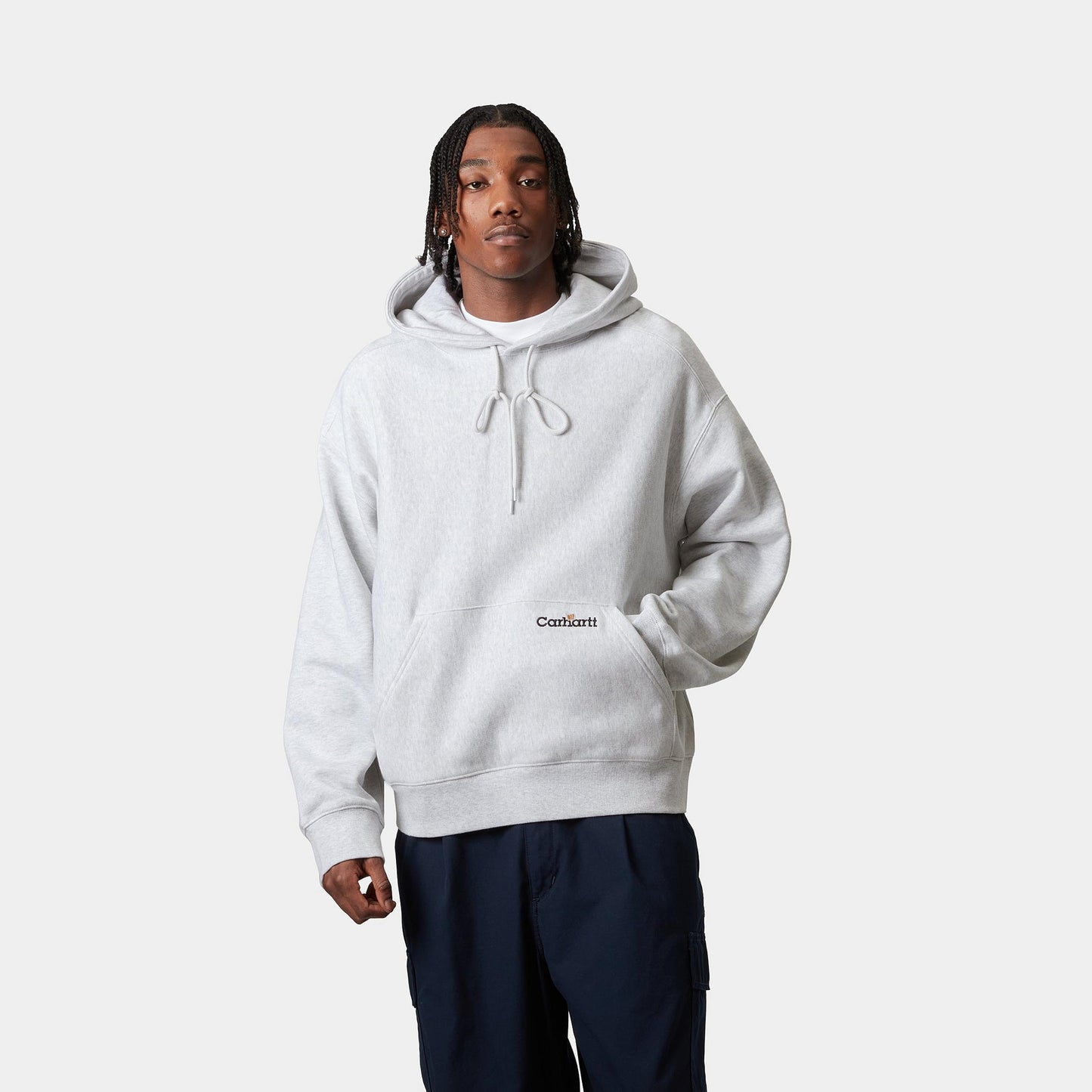 CARHARTT WIP - HOODED LABEL SCRIPT SWEAT