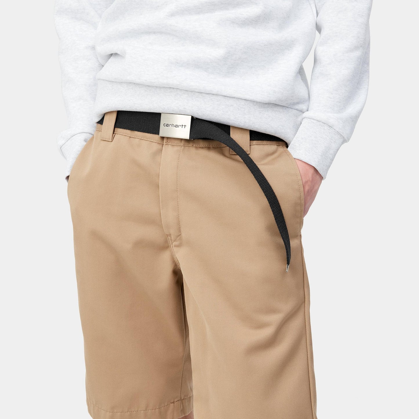 CARHARTT WIP - CLIP BELT CHROME
