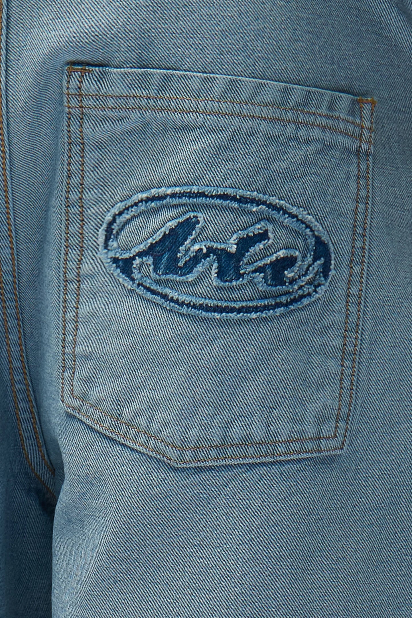 ARTE - DENIM INISIDE/OUT SHORTS