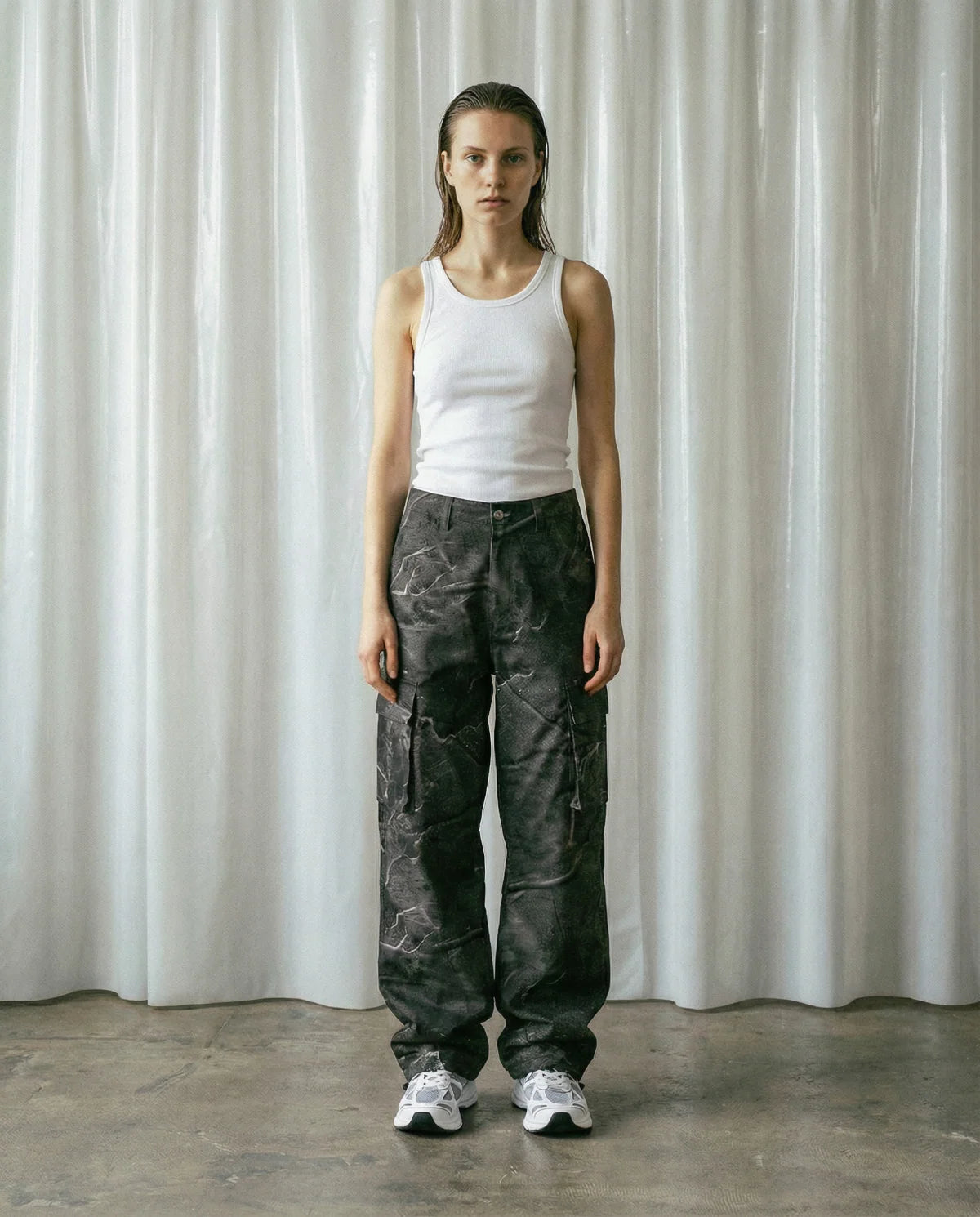 VERTERE - TETRA AOP CARGO PANTS