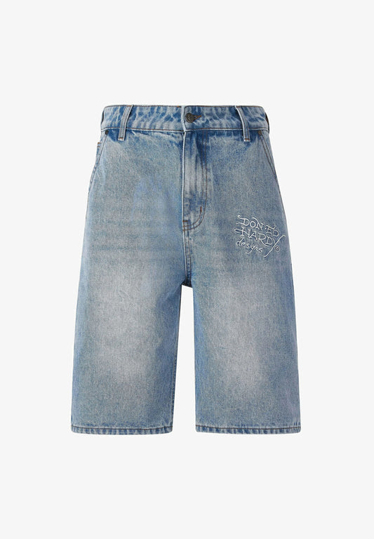 ED HARDY - NYC SKULL DENIM JORTS
