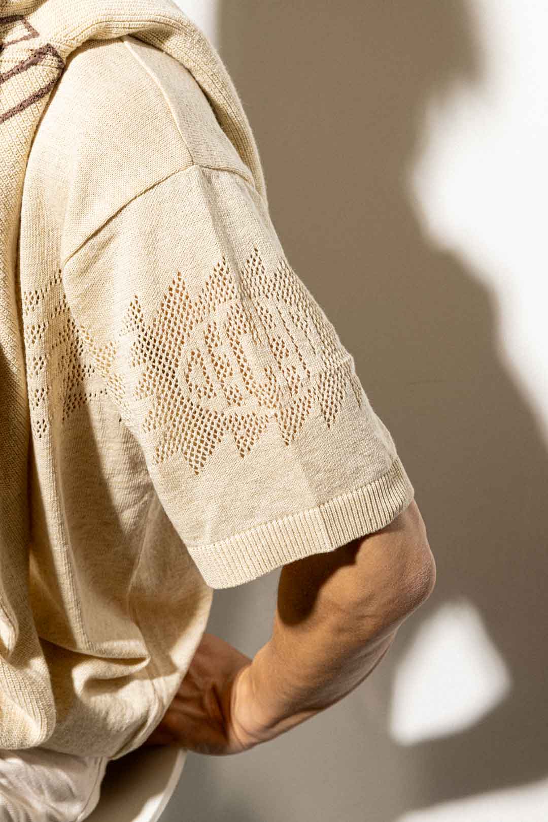 DECEIT - STUCK IN A LOOP KNIT TEE
