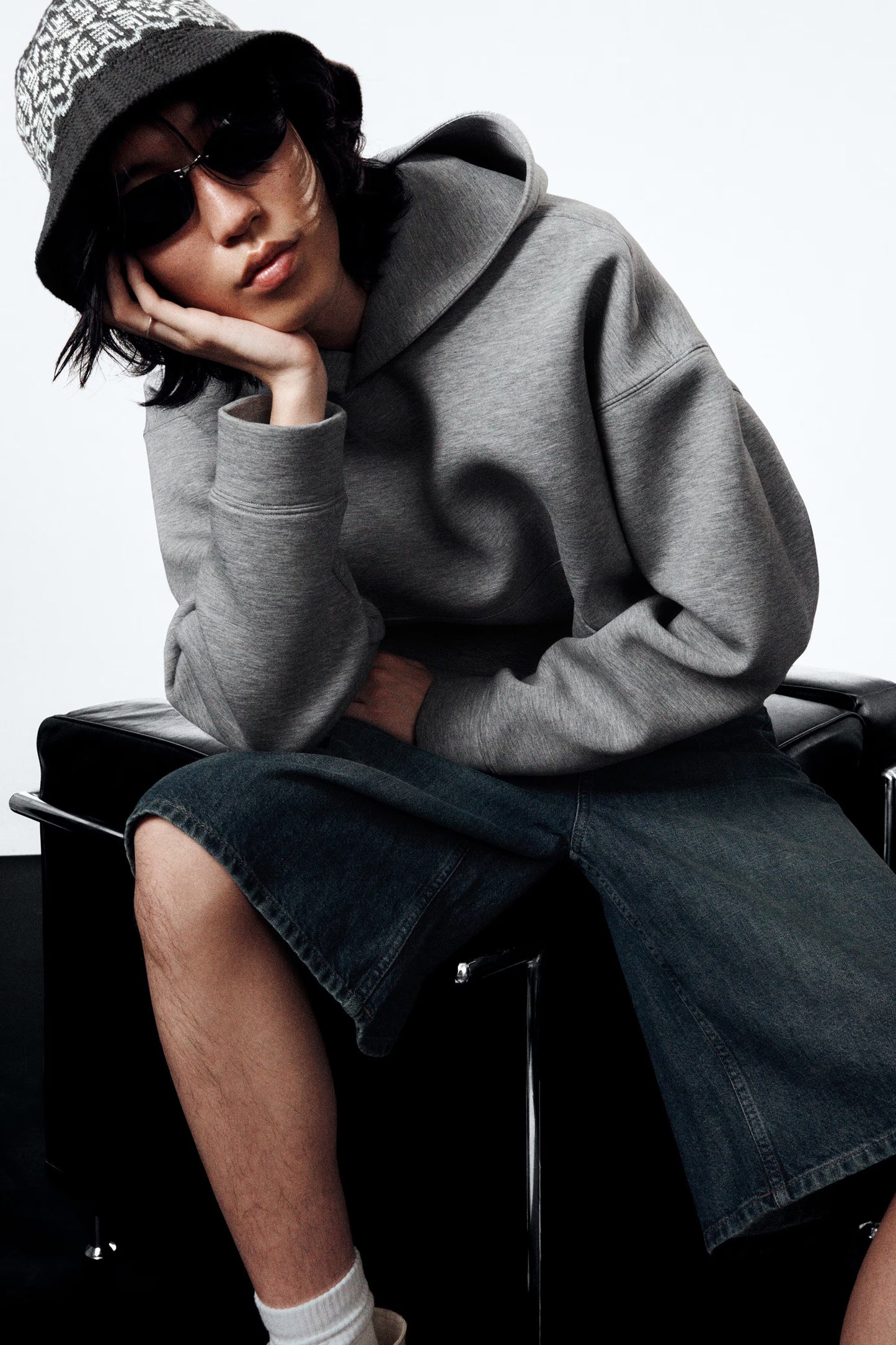 WEEKDAY - SIMON SCUBA ZIP HOODIE