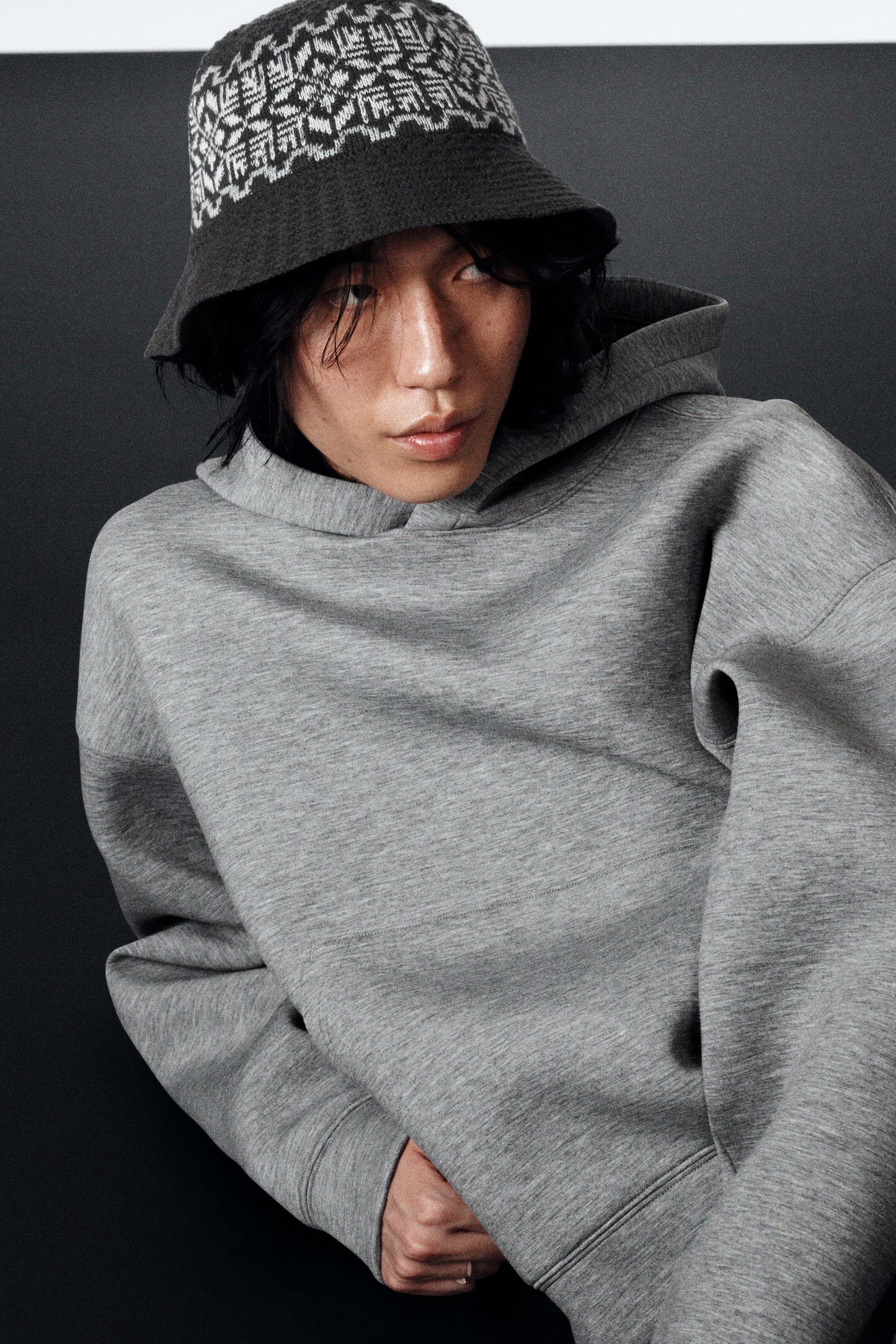 WEEKDAY - SIMON SCUBA ZIP HOODIE