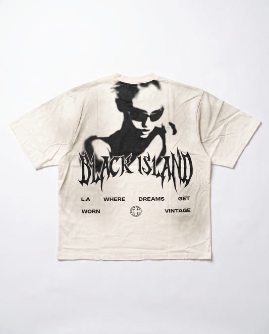 BLACK ISLAND - CONFIDENCE GRAPHIC OVERSIZED T-SHIRT