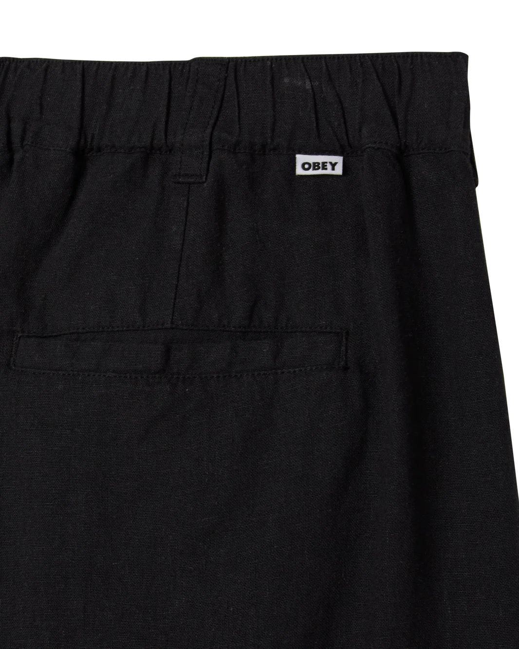 OBEY - FOSTER PLEATED LINEN SHORT