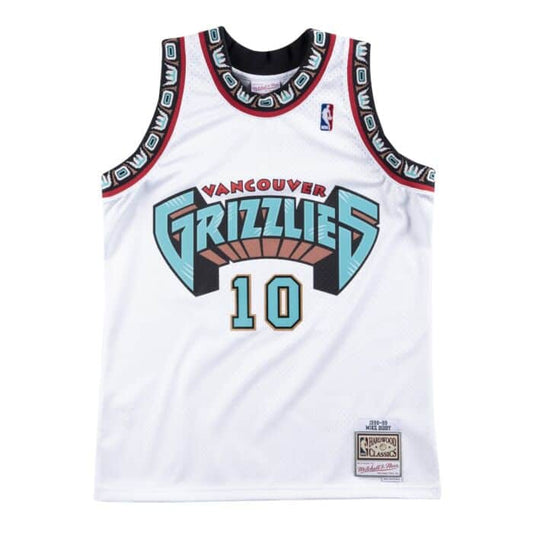 MITCHELL & NESS - SWINGMAN JERSEY VANCOUVER GRIZZLIES HOME 1998-99 MIKE BIBBY