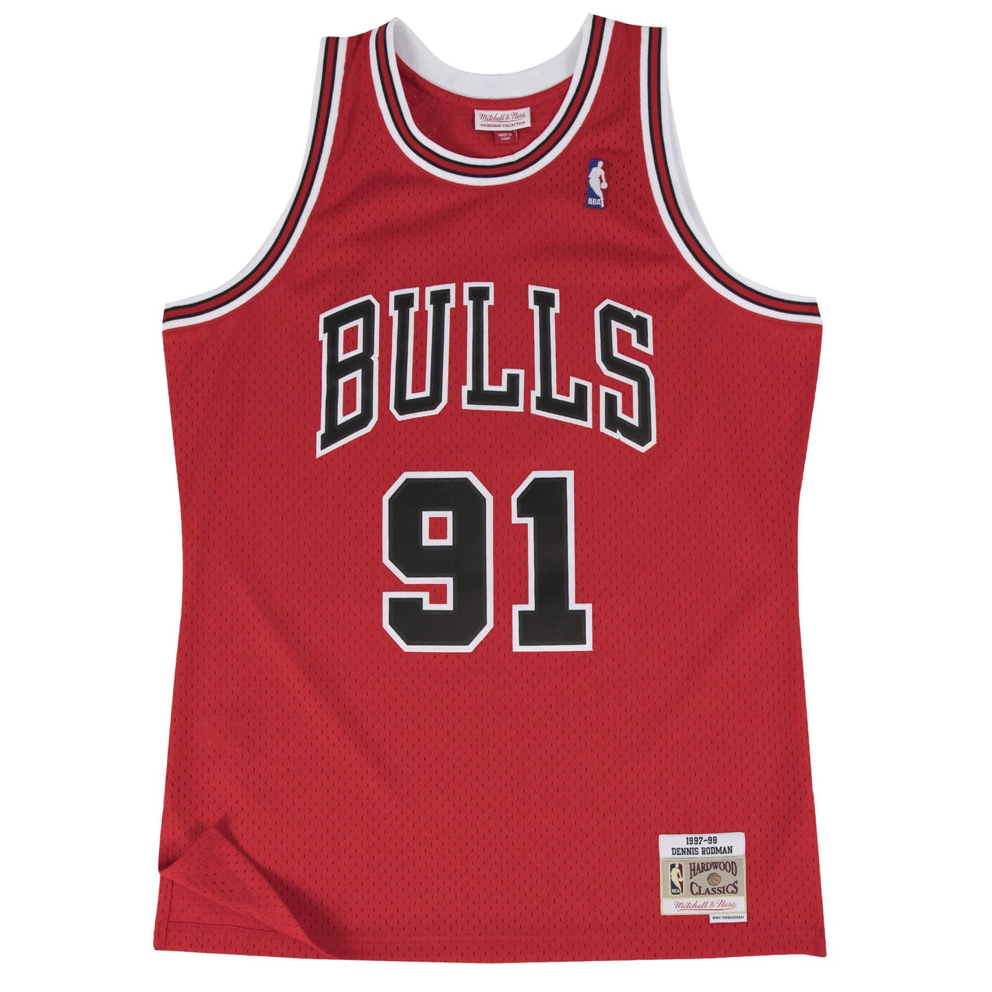 MITCHELL & NESS - SWINGMAN JERSEY CHICAGO BULLS ROAD 1997-98 DENNIS RODMAN