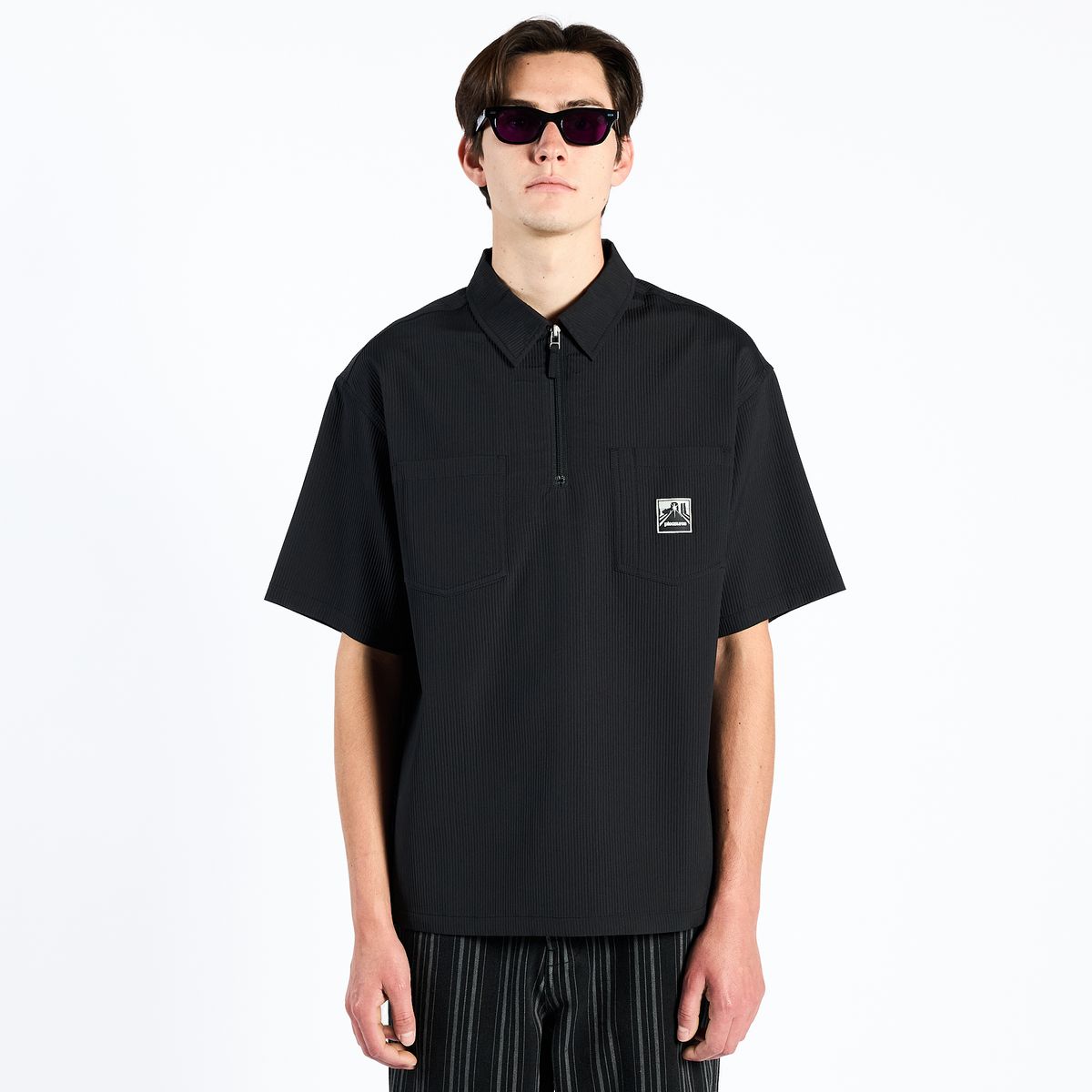 PLEASURES - ELECTRON ZIP POLO