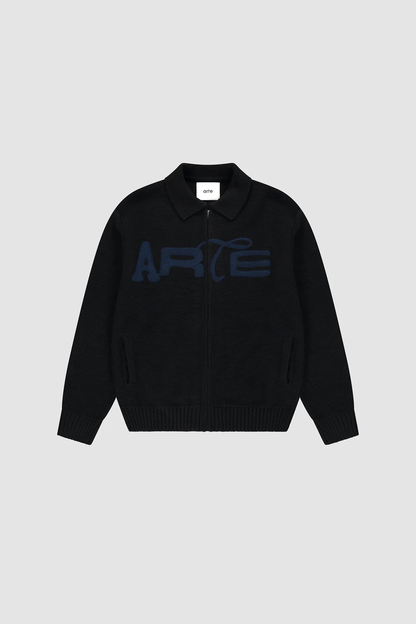 ARTE - STENCIL ZIP CARDIGAN