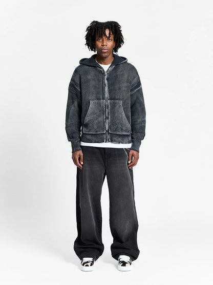 RETERNITY - ESSENTIAL KNIT ZIP-HOODIE