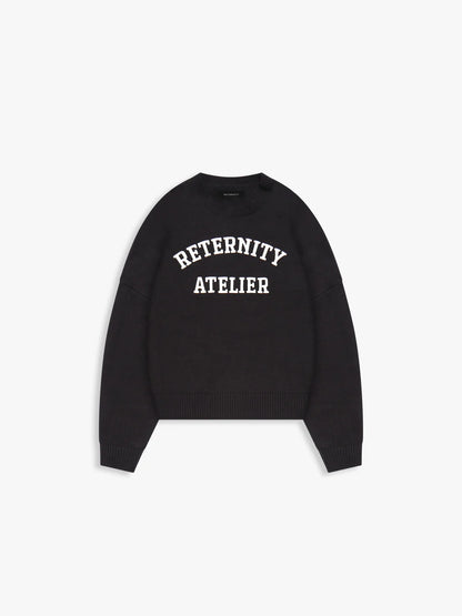 RETERNITY -ÉVÉNIE LOGO KNIT SWEATER