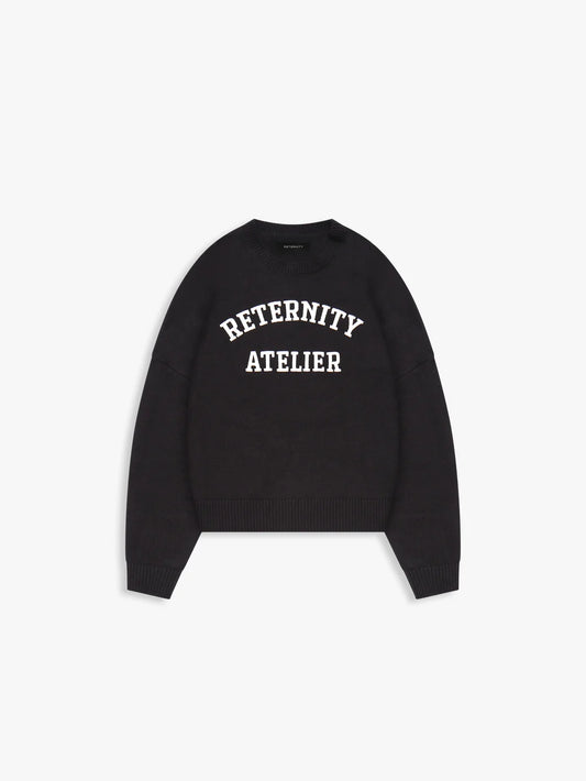 RETERNITY -ÉVÉNIE LOGO KNIT SWEATER