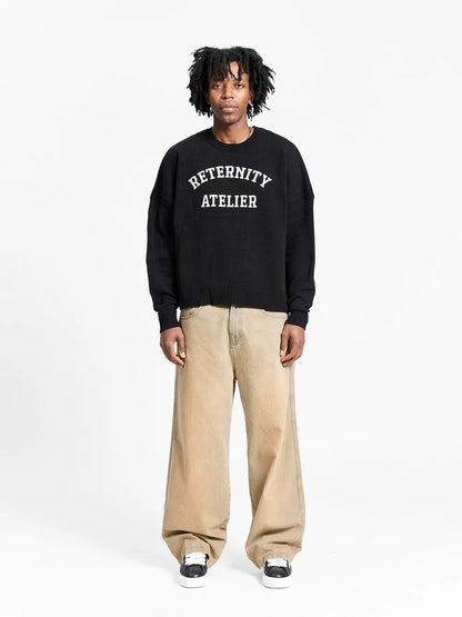 RETERNITY -ÉVÉNIE LOGO KNIT SWEATER
