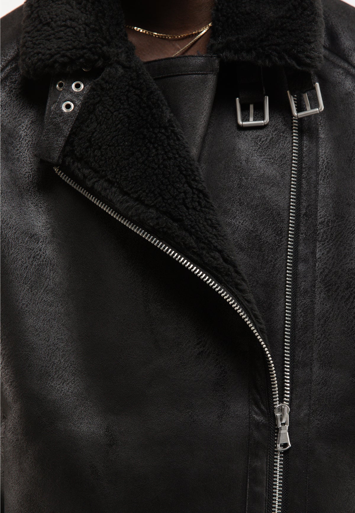 RETERNITY - AÉRO SHEARLING JACKET