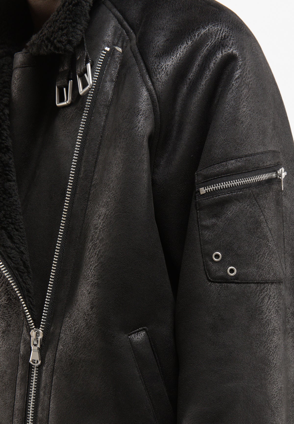 RETERNITY - AÉRO SHEARLING JACKET