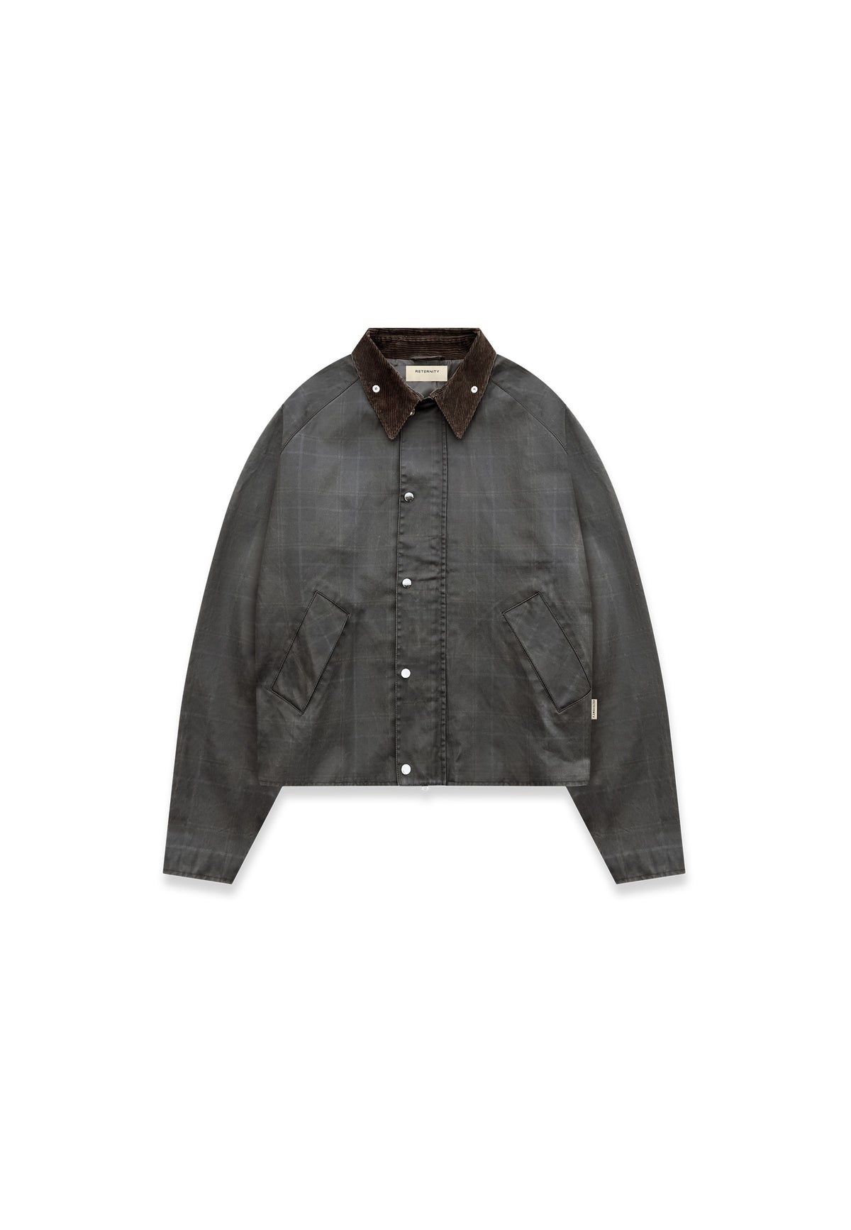 RTERNITY - CHECKERED WAXED HUNTING JACKET